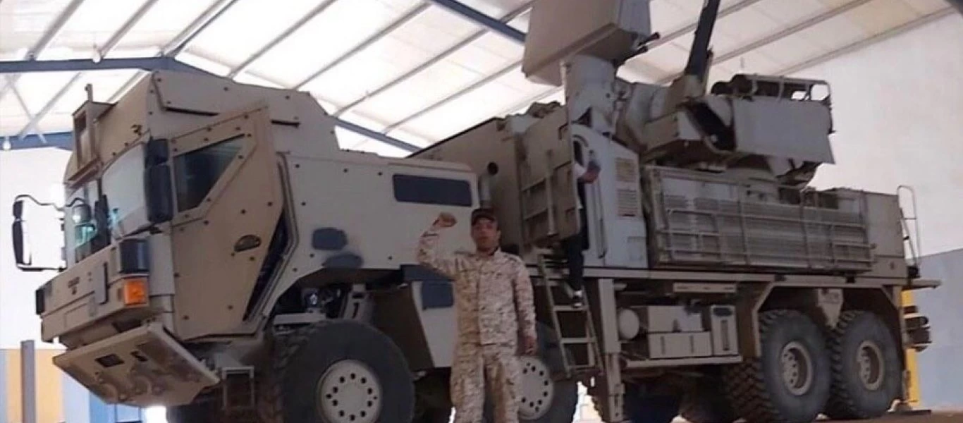 Το σύστημα Pantsir-S1 του «Εθνικού Στρατού της Λιβύης»